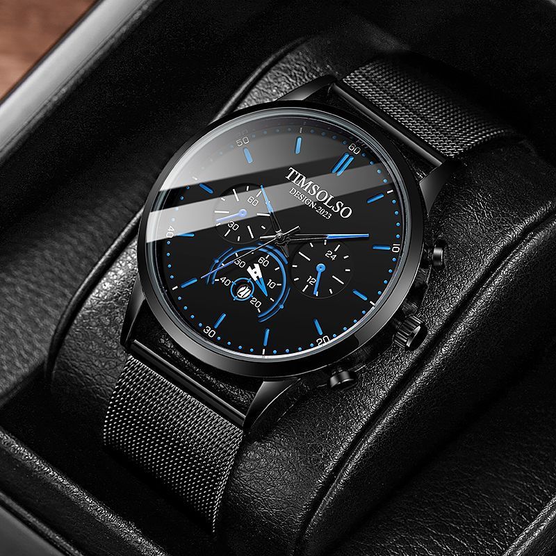 All-matching Ultra-thin Calendar Quartz Watch